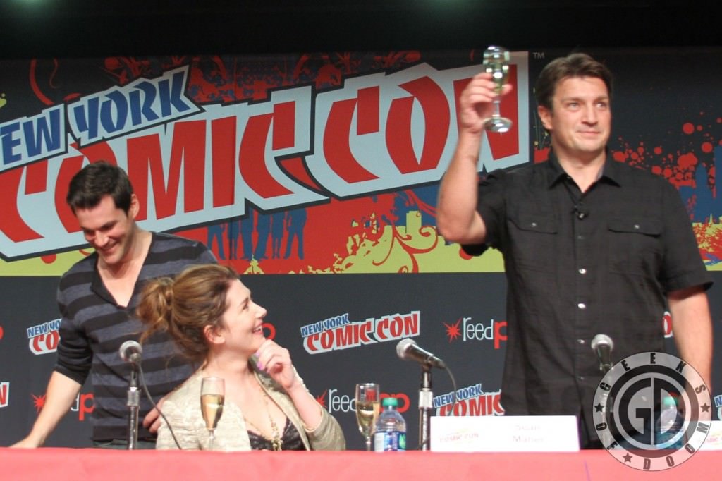 NYCC 2012: Firefly 10th Anniversary panel: Sean Maher, Jewel Staite, and Nathan Fillion