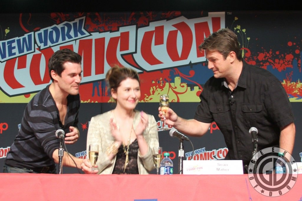 NYCC 2012: Firefly 10th Anniversary panel: Sean Maher, Jewel Staite, and Nathan Fillion