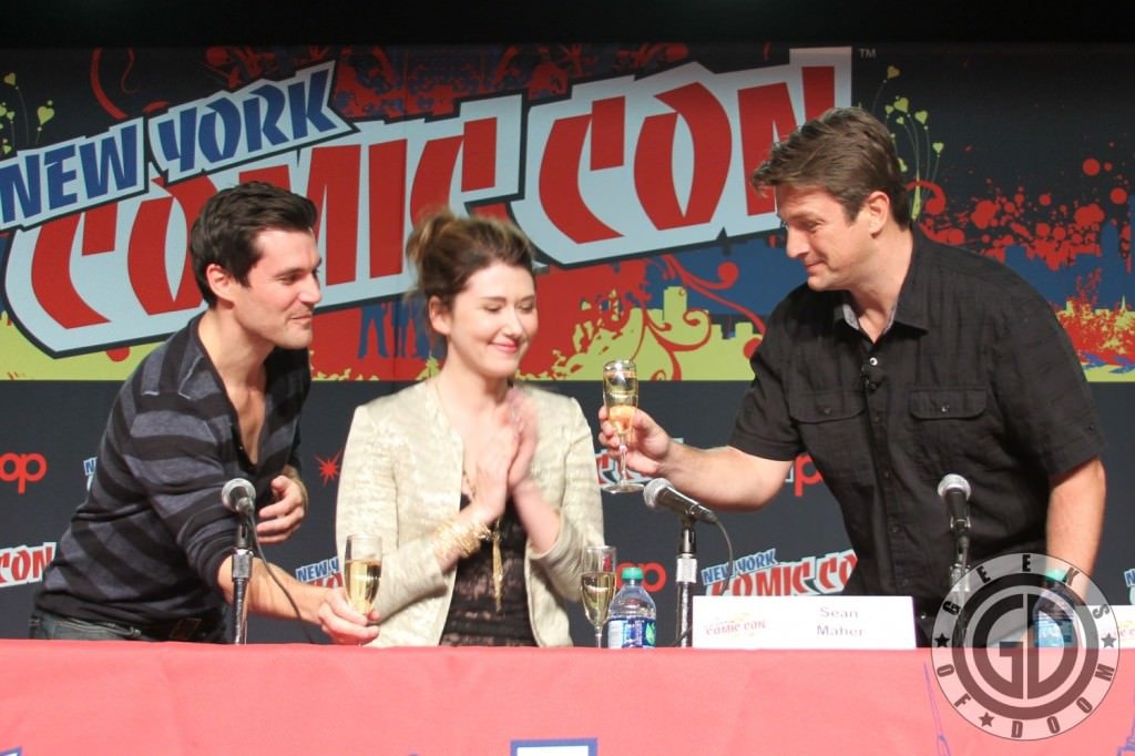 NYCC 2012: Firefly 10th Anniversary panel: Sean Maher, Jewel Staite, and Nathan Fillion