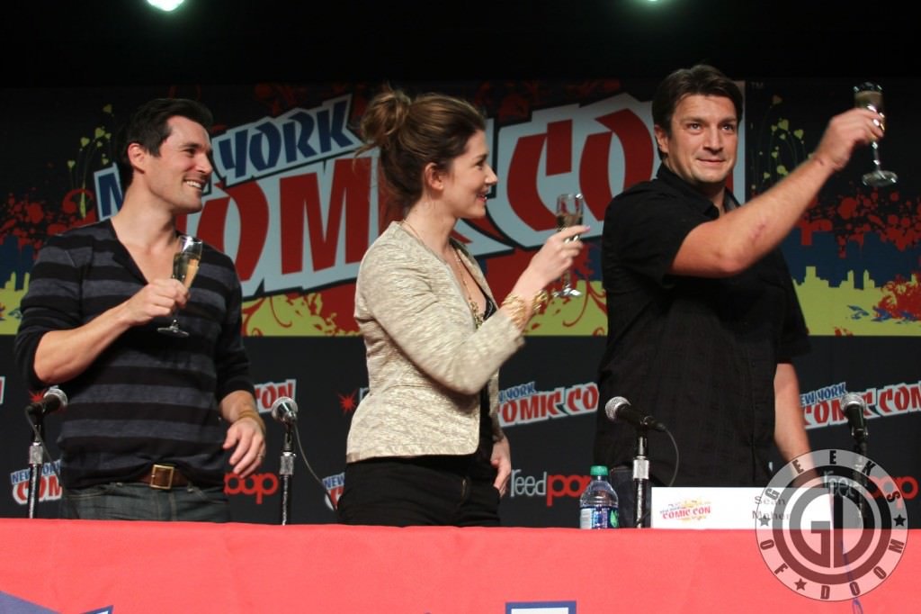 NYCC 2012: Firefly 10th Anniversary panel: Sean Maher, Jewel Staite, and Nathan Fillion