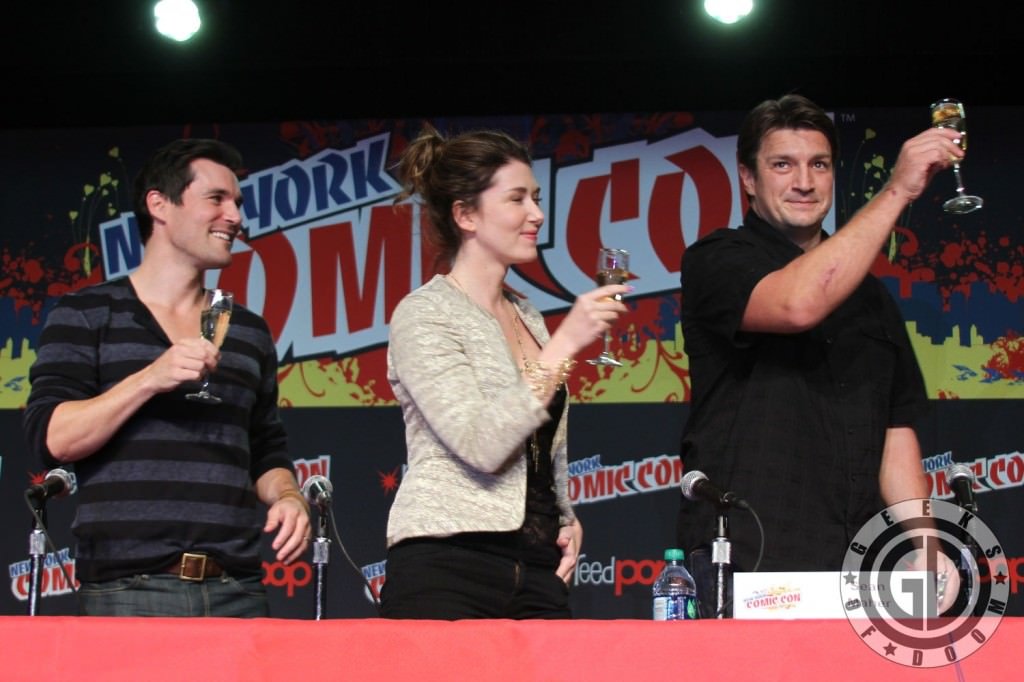 NYCC 2012: Firefly 10th Anniversary panel: Sean Maher, Jewel Staite, and Nathan Fillion