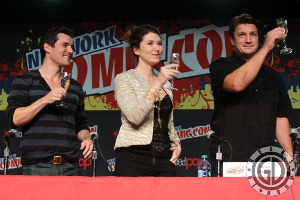 NYCC 2012: Firefly 10th Anniversary panel: Sean Maher, Jewel Staite, and Nathan Fillion