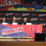 NYCC 2012: The Conjuring panel: Ron Livingston, Lili Taylor, Patrick Wilson, director James Wan and moderator Chris Hardwick