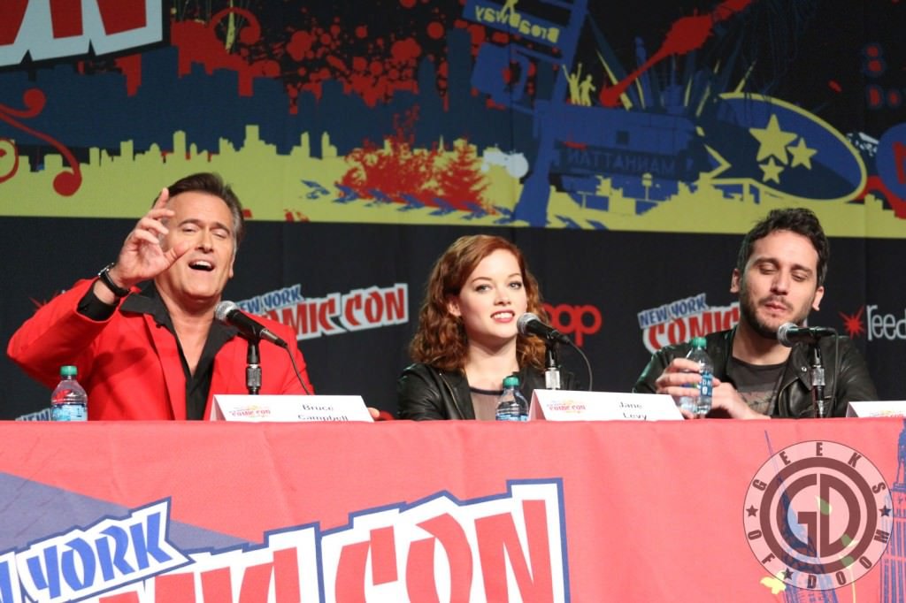 NYCC 2012: Evil Dead panel: Bruce Campbell, Jane Levy, and director Fede Alvarez