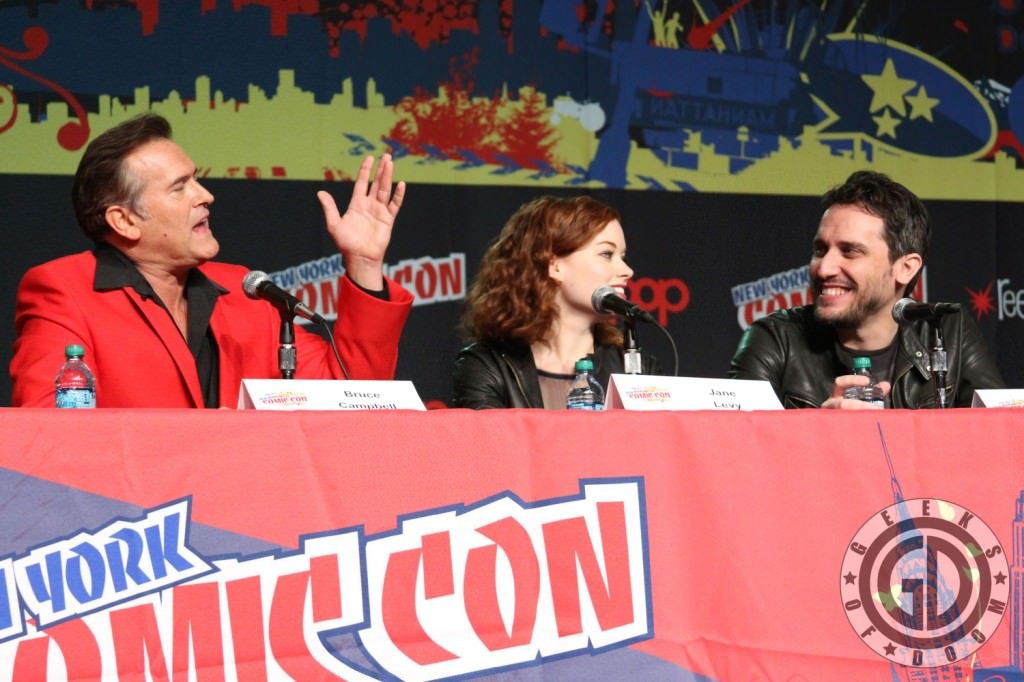 NYCC 2012: Evil Dead panel: Bruce Campbell, Jane Levy, and director Fede Alvarez