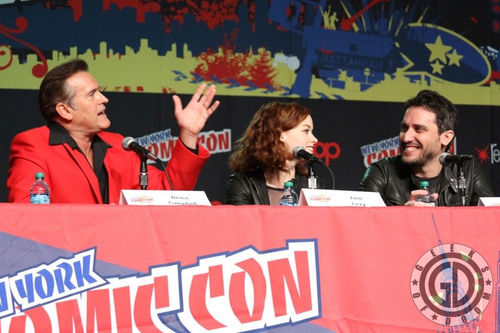 NYCC 2012: Evil Dead panel: Bruce Campbell, Jane Levy, and director Fede Alvarez