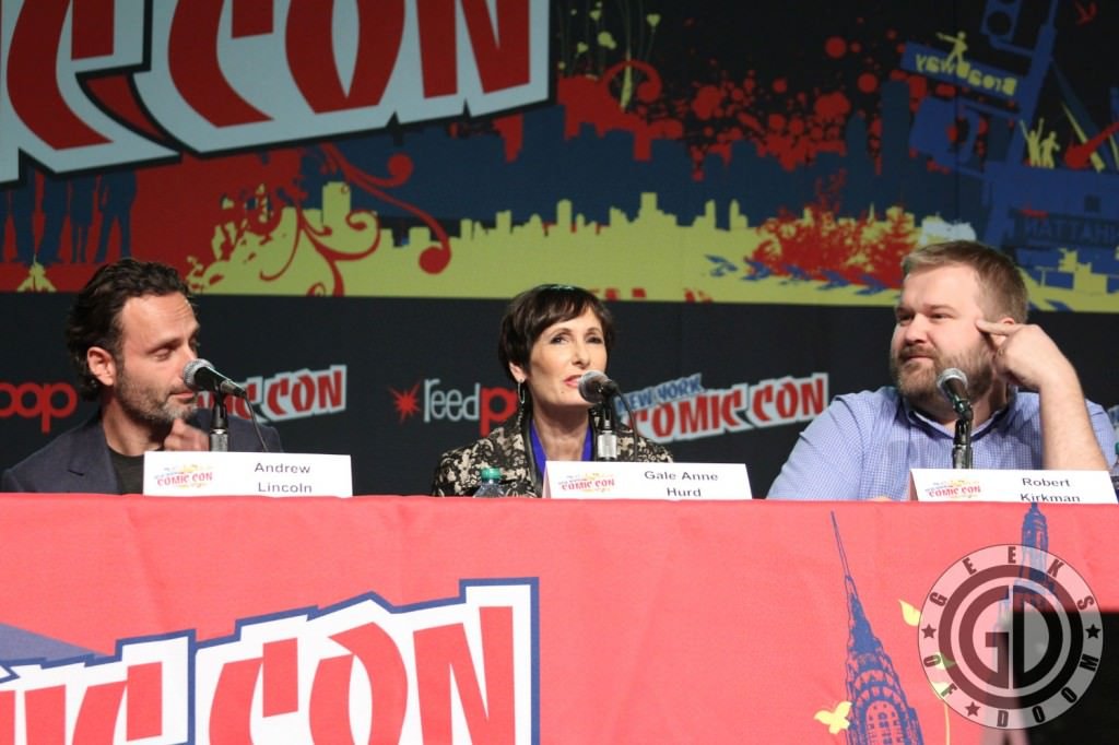NYCC 2012: The Walking Dead panel: Andrew Lincoln, Gale Anne Hurd, and Robert Kirkman