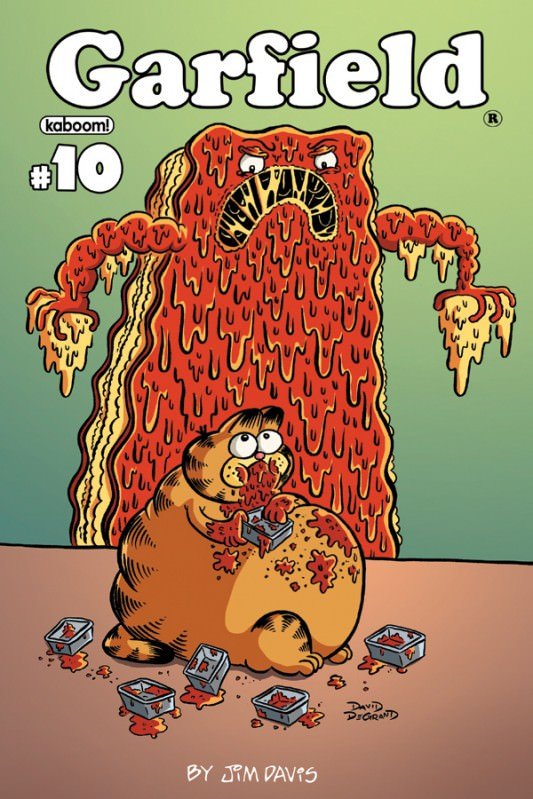 KaBOOM! Studios: Garfield #10 Cover B By David DeGrand