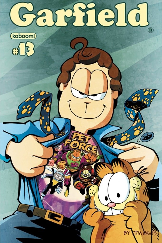 KaBOOM! Studios: Garfield #13 cover by Gary Barker and Dan Davis