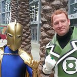 Doctor Fate and Green Lantern cosplay