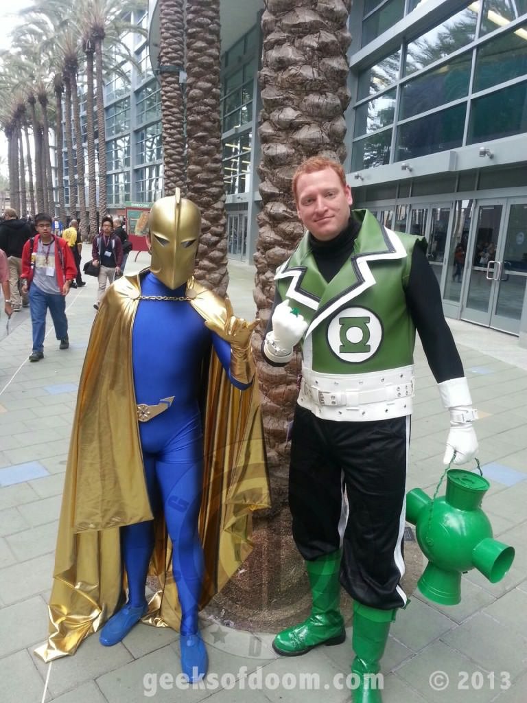 Doctor Fate and Green Lantern cosplay