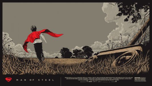 Ken Taylor Mondo Poster For Man Of Steel Regular