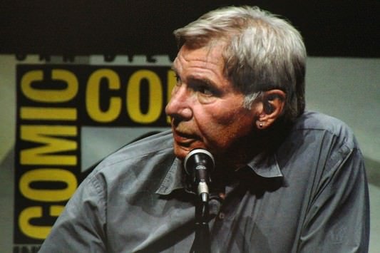 SDCC 2013: Enders Game panel: Harrison Ford 01