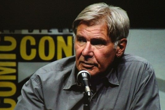 SDCC 2013: Enders Game panel: Harrison Ford 02