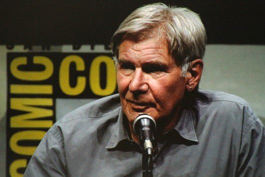 SDCC 2013: Enders Game panel: Harrison Ford 03