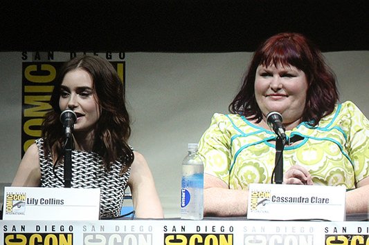 SDCC 2013:The Mortal Instruments: City of Bones panel: Lily Collins and author Cassandra Clare