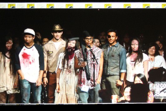 SDCC 2013: The Walking Dead panel: Cosplay questioners