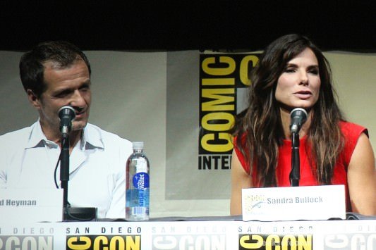 SDCC 2013: Gravity panel: producer David Heyman and Sandra Bullock