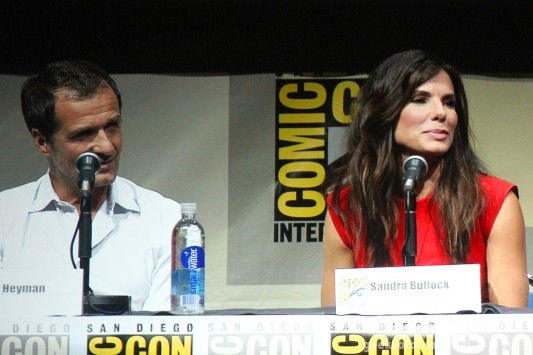 SDCC 2013: Gravity panel: producer David Heyman and Sandra Bullock 02