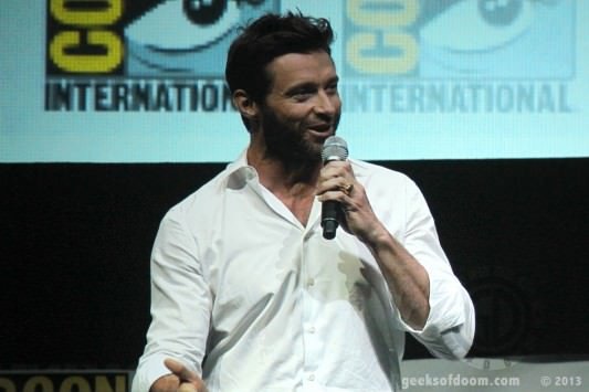 SDCC 2013: The Wolverine panel: Hugh Jackman 02