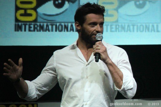 SDCC 2013: The Wolverine panel: Hugh Jackman 04