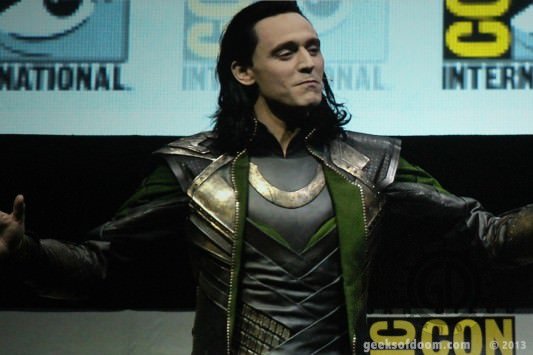 Tom Hiddleston as Loki SDCC 2013