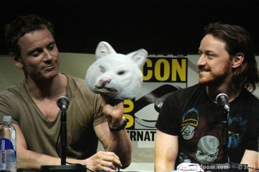 SDCC 2013: X-Men: Days Of Future Past panel: Michael Fassbender and James McAvoy 02