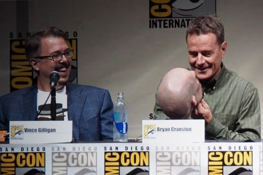 SDCC 2013: Breaking Bad panel: creator Vince Gilligan and Bryan Cranston 02