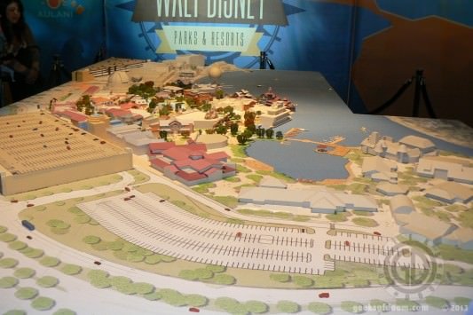 D23 Expo 2013: Walt Disney Parks and Resorts scale model