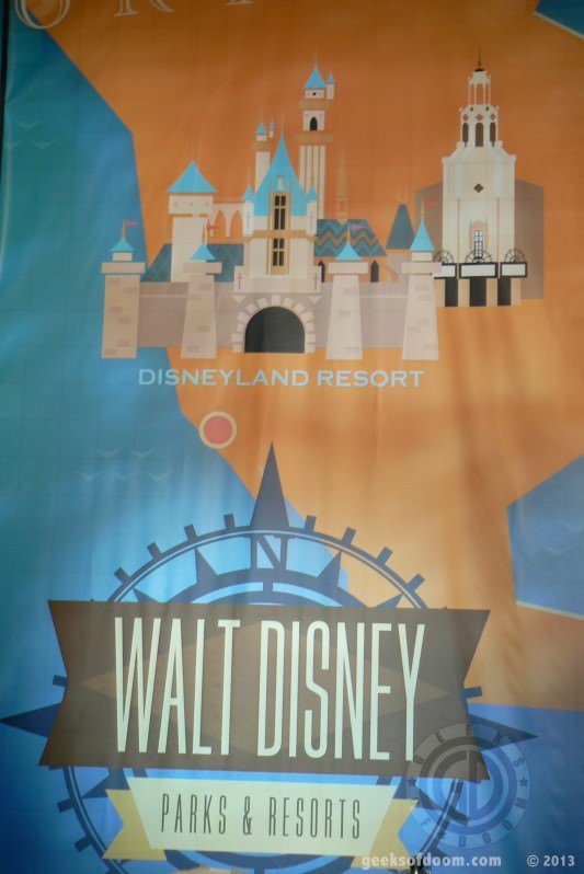 D23 Expo 2013: Walt Disney Parks and Resorts marquee