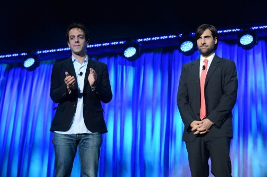 Disney D23 Expo Saving Mr. Banks B.J. Novak and Jason Schwartzman