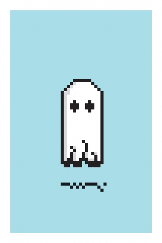 100 Ghosts: A Gallery of Harmless Haunts 8-bit ghost
