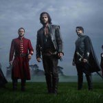 Da Vinciâ€™s Demons Season 2 Exterior group field Margam Tom Riley as Leonardo da Vinci