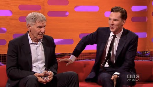 Harrison ford and wookie on talk show #3
