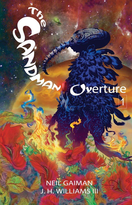 Sandman Overture #1 cover by J.H. Williams III, Vertigo Comics