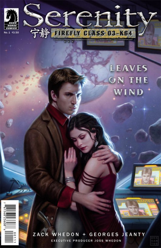 Dark Horse: Serenity Firefly Class 03-K64 - Leaves on the Wind #1 cover by Dan Dos Santos