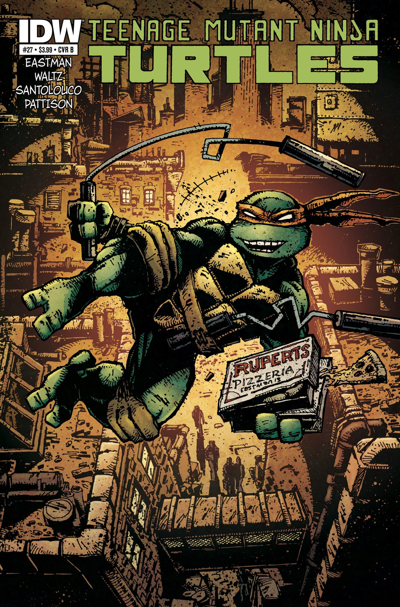 Idw Publishing Teenage Mutant Ninja Turtles 27 Cover B By Kevin Eastman 