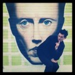 Christopher Walken graffiti ass kiss