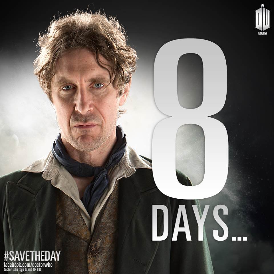 Doctor Who: The Day of the Doctor Paul McGann 8 days left 