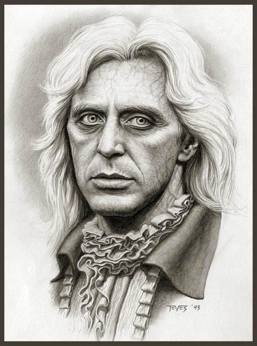 Al Pacino as Lestat Interview with the Vampire Concept Art by Miles Teves