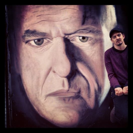 Hank Schrader Breaking Bad graffiti