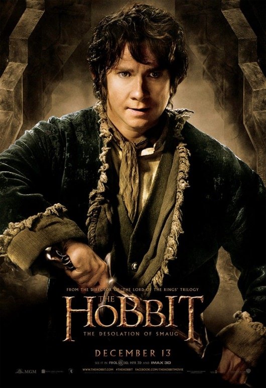 The Hobbit: The Desolation of Smaug Bilbo Baggins poster