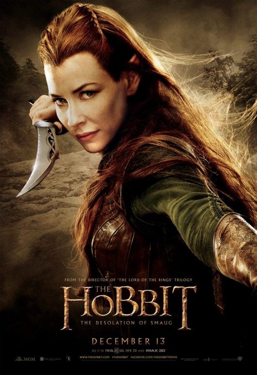 The Hobbit: The Desolation of Smaug Tauriel poster