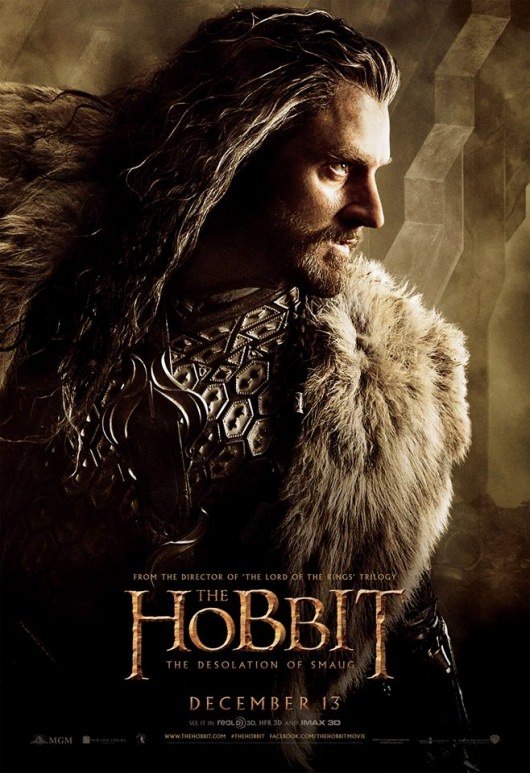 The Hobbit: The Desolation of Smaug Thorin Oakenshield poster