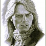 Tom Cruise as Lestat in Interview with the Vampire concept art by Miles Teves