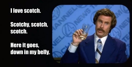 Anchorman Ron Burgundy Scotch