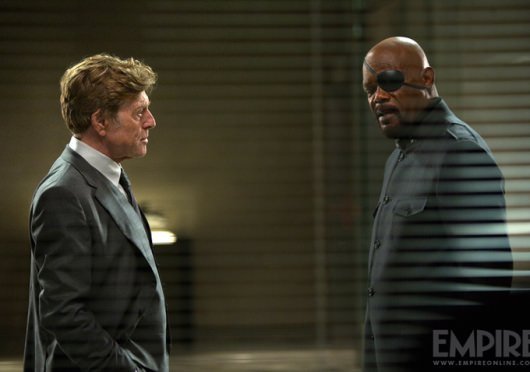 Captain America: The Winter Soldier starring Robert Redford and Samuel L. Jackson