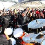 Metallica Antarctica Concert band and crowd
