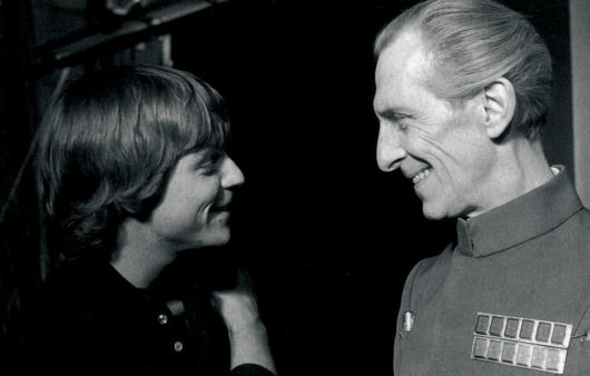 Star Wars Set Photos: Mark Hamill and Peter Cushing