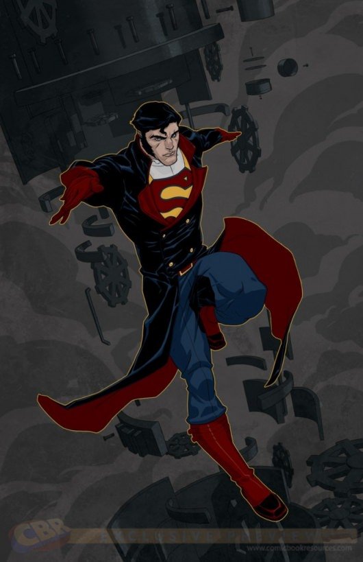 Superman #28 variant by Dave Johnson